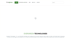 Desktop Screenshot of evergreentechnologies.com
